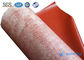 Einseitiges silikonumhülltes Fiberglas-Gewebe der Wärmedämmungs-3mm