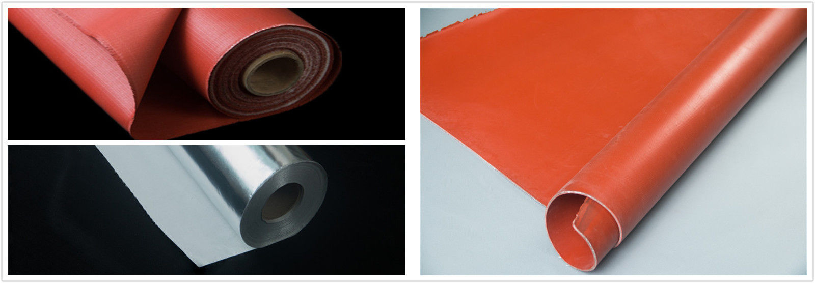 Silikonumhülltes Fiberglas-Gewebe