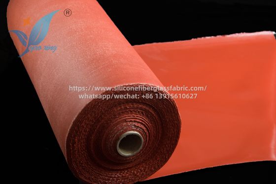 Rot feuerfestes Silicone Stoff 200 Grad Celsius resistent für Industriegehäuse