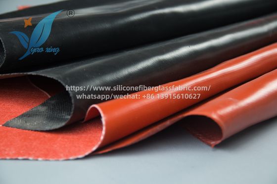 0.4mm feuerfeste Vorhangsstoffe mit Silikonbeschichtung