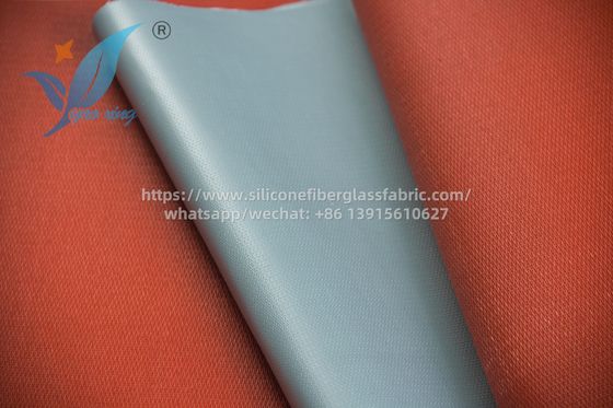 Graue 100m Silicone beschichtet Glasfaser Stoffdämmstoff