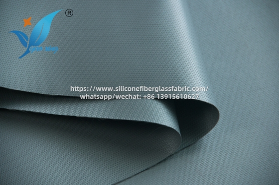 Feuerdichtes Silicone überzogenes Glasfasergewebe 0,3 mm Doppelseite