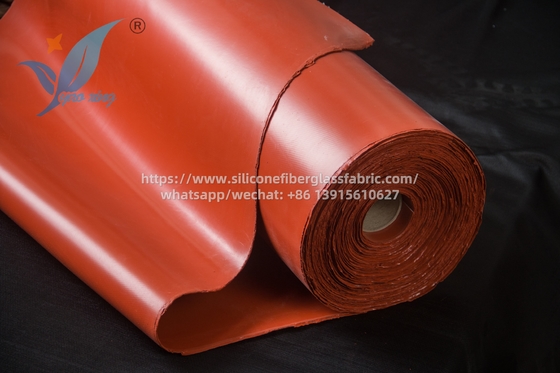 Hochtemperatur-Silikon-beschichtetes Glasfasergewebe -40°C bis 200°C