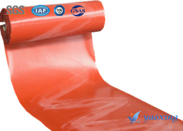 Rotes silikonumhülltes Fiberglas-Gewebe für Brandverhütungs-Arbeiten