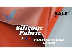 1m Breite Outdoor-Feuerlöschdecke Silikonkautschukbeschichtetes Glasfasergewebe 3,0 mm für Hitzebeständigkeit